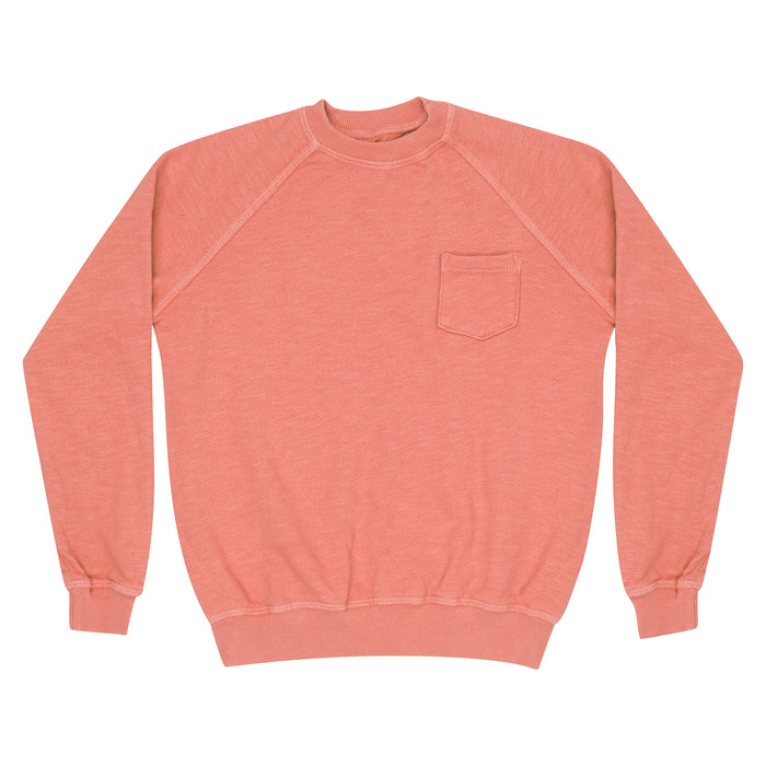california vintage Sweatshirt pocket orange