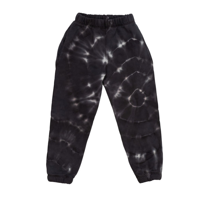 california vintage Tie dye black sweatpants TD23