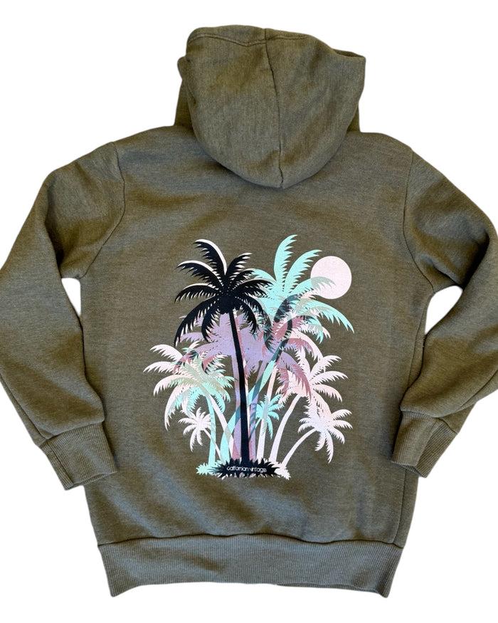 california vintage Tropics M Zip Up Hoodie
