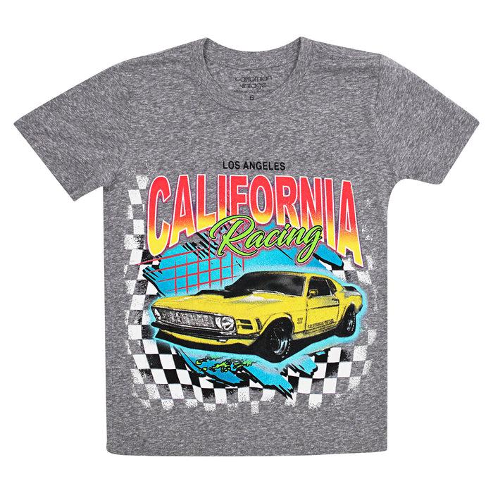 california vintage Caliracing Tee Grey Heather Grey