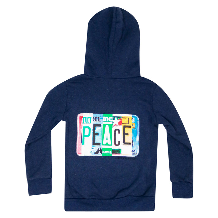 california vintage License M Zip Up Hoodie Midnight