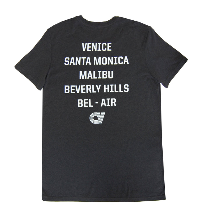 California Vintage Messenger Crew Neck Tee Charcoal