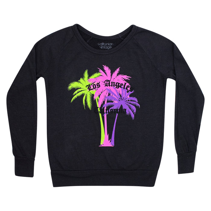 california vintage Palms L.A. W Sweatshirt Charcoal Charcoal