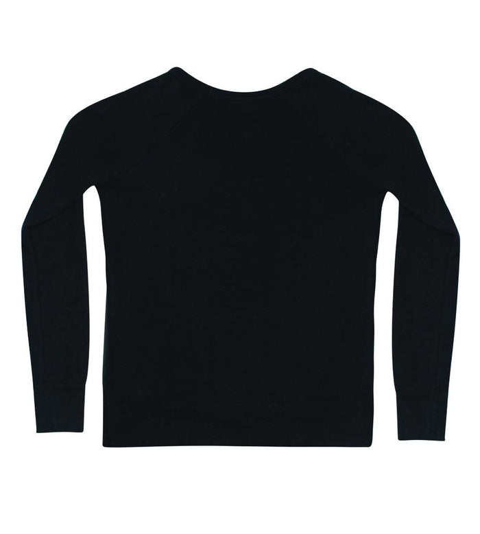 California Vintage Pinskull Deep Crew Neck Sweatshirt Charcoal
