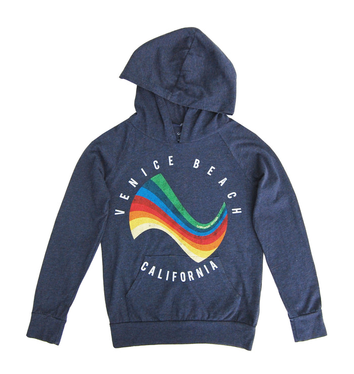 california vintage Surf Hoodie T-Shirt L/S Midnight