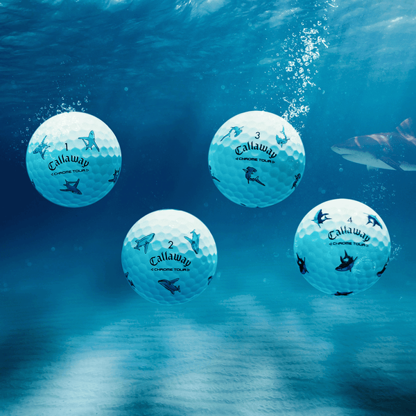 Callaway Golf Chrome Tour Sharks Golf Balls