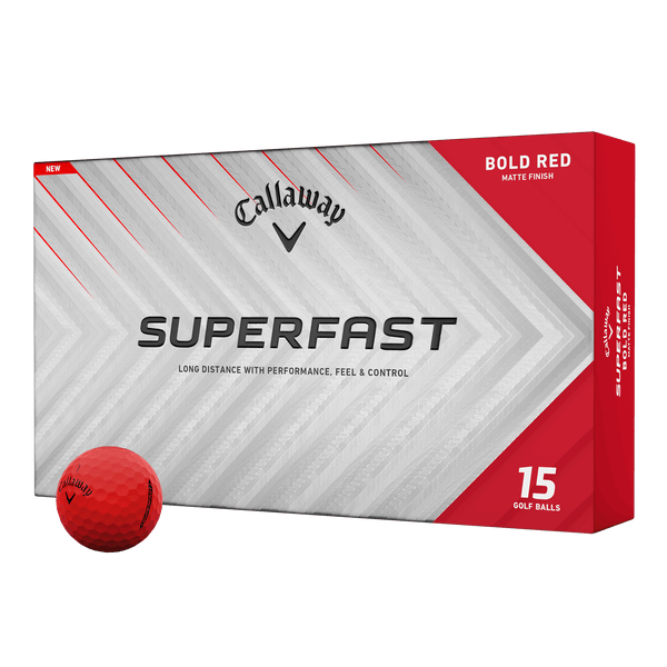Callaway Golf Callaway Superfast Bold Red 15-Pack Golf Balls | Reviews