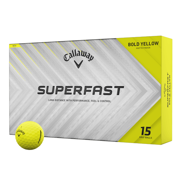 Callaway Golf Callaway Superfast Bold Yellow 15-Pack Golf Balls | Reviews