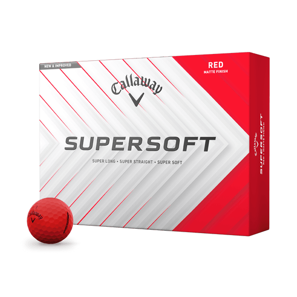 Callaway Golf Callaway Supersoft Matte Red | Golf Balls