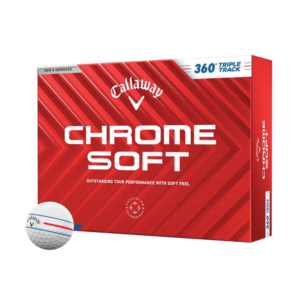 Callaway Golf Chrome Soft 360 Triple Track Golf Balls