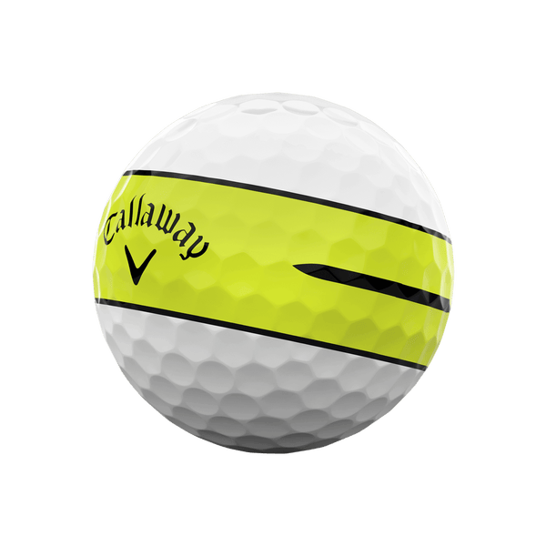 Callaway Golf Chrome Soft 360 Yellow Stripe Golf Balls