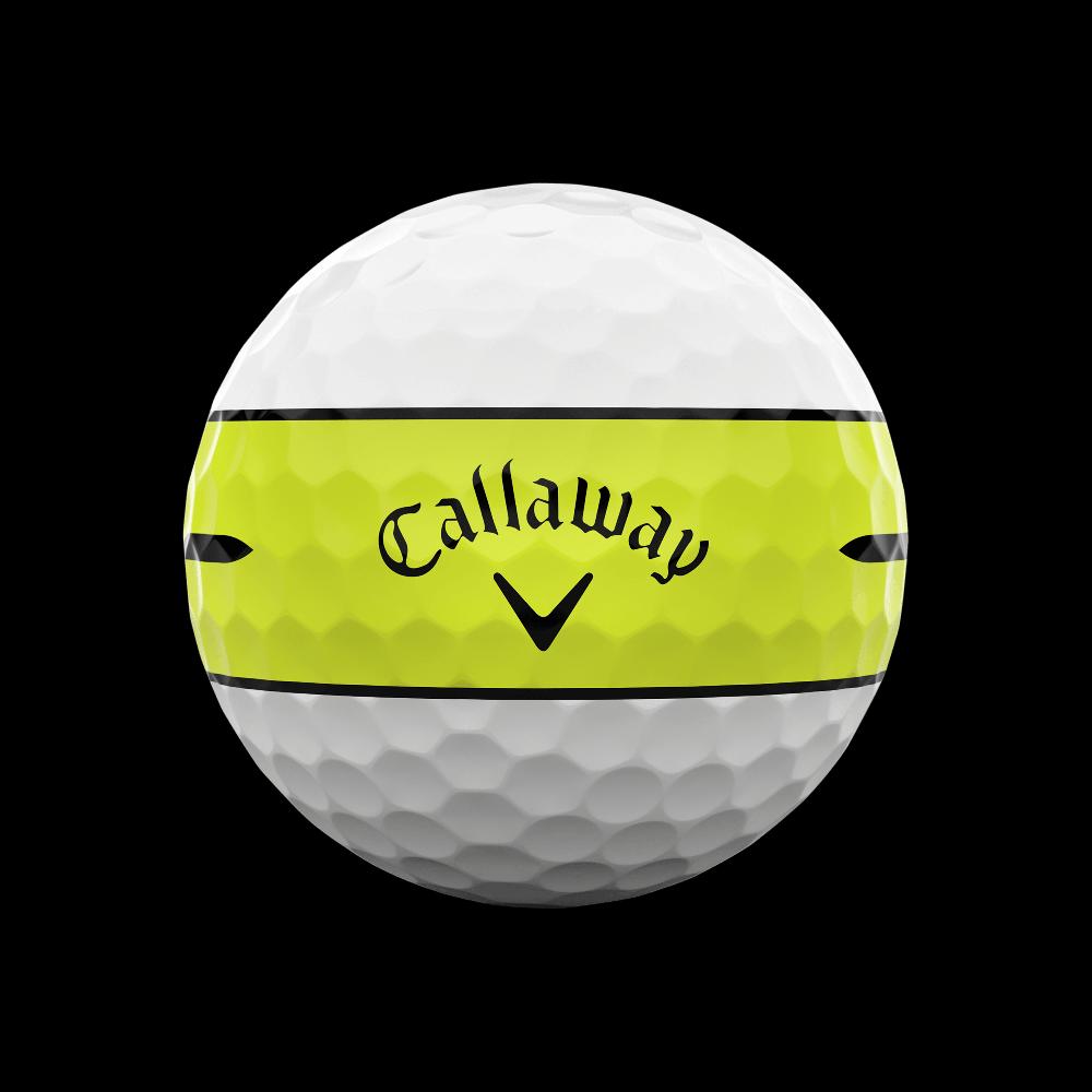 Callaway Golf Chrome Soft 360 Yellow Stripe Golf Balls