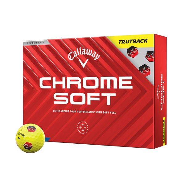 Callaway Golf Chrome Soft TruTrack Yellow Golf Balls