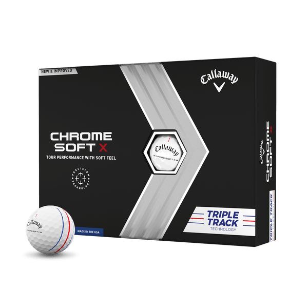Callaway Golf Chrome Soft X Triple Track Golf Balls