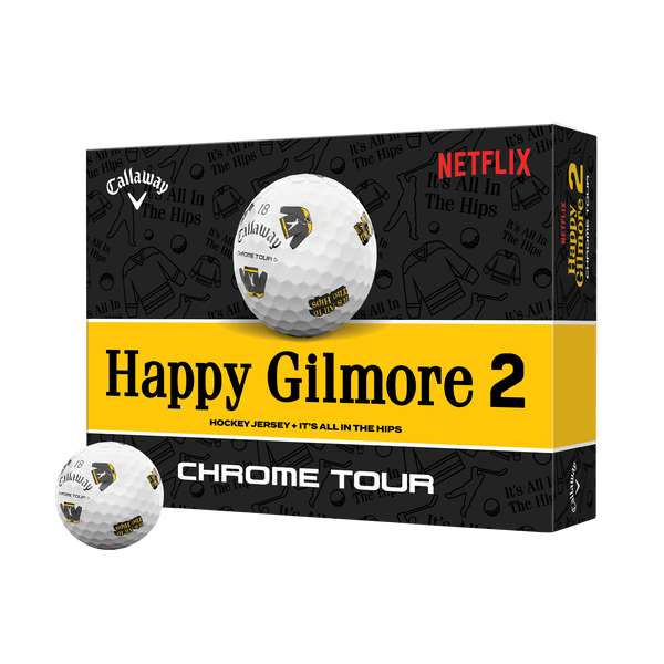 Callaway Golf Chrome Tour Happy Gilmore Its All In the Hips Golf Balls