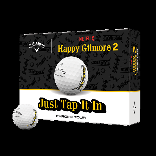 Callaway Golf Chrome Tour Happy Gilmore Tap It In Golf Balls