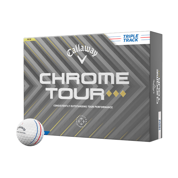 Callaway Golf Chrome Tour X Triple Diamond Triple Track Golf Balls