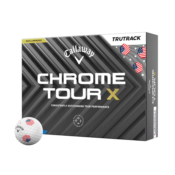 Callaway Golf Chrome Tour X TruTrack USA Golf Balls
