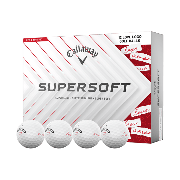 Callaway Golf Supersoft Love - Valentine's Golf Balls
