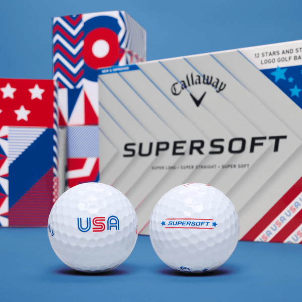 Callaway Golf Supersoft Stars And Stripes Golf Balls