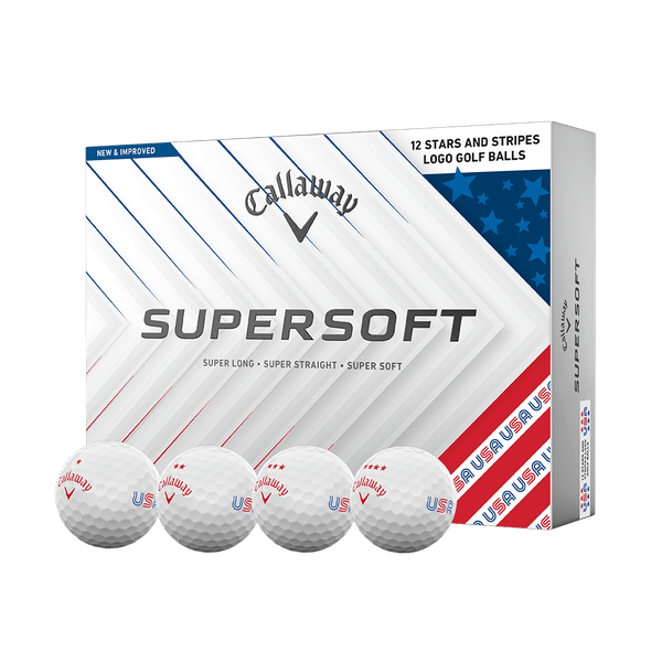 Callaway Golf Supersoft Stars and Stripes Golf Balls