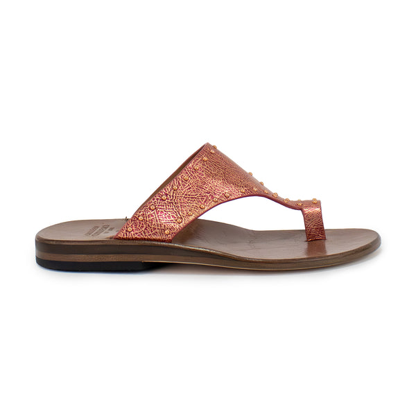 Calleen Cordero Alpha Sandal Rose Metallic W/ Copper Art