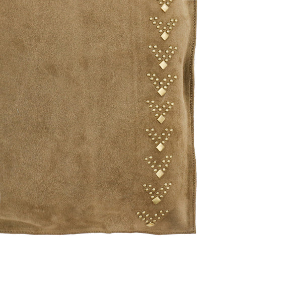 Calleen Cordero Atria 26" X 16" Pillow Case Atria Art - Arena Suede W/ Brass