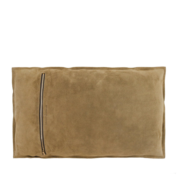 Calleen Cordero Atria 26" X 16" Pillow Case Atria Art - Arena Suede W/ Brass