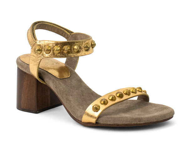 calleen cordero Bardot Heel Gold Mirror w/ Brass Art