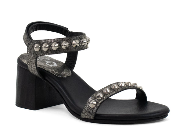 calleen cordero Bardot Heel Puerto Rico Silver w/ Nickel Art