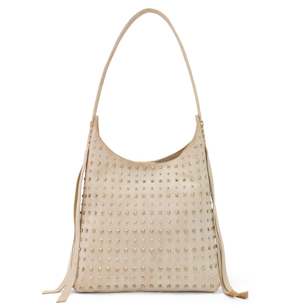 calleen cordero Becca Easton Handbag Butter Leather w / Nickel Art