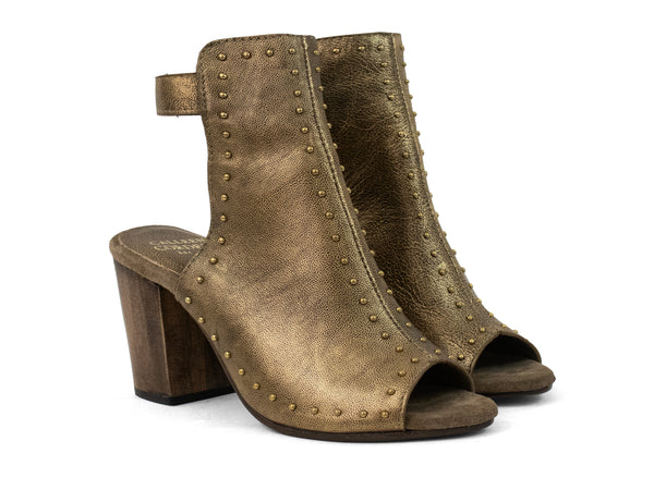 Calleen Cordero Blair A80 Heel Light Neo Gold W/ Brass Art