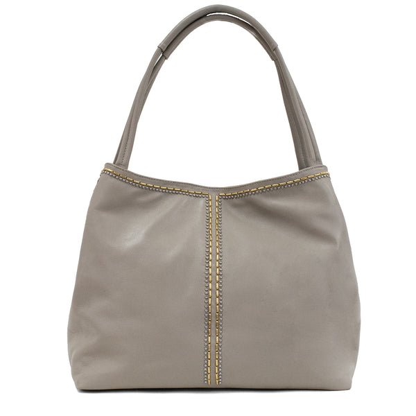 calleen cordero Blaze Handbag Hueso Veneto w/ Brass & Nickel Art