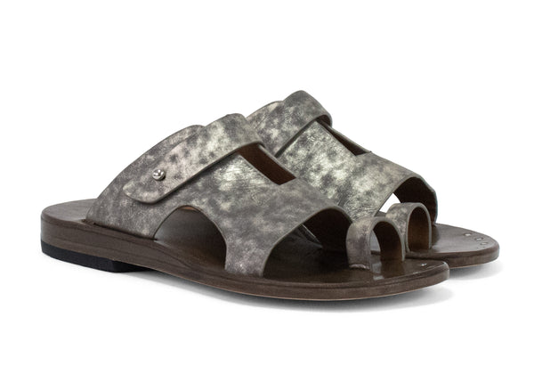 Calleen Cordero Bowie Sandal Buffed Platino W/ Nickel Art