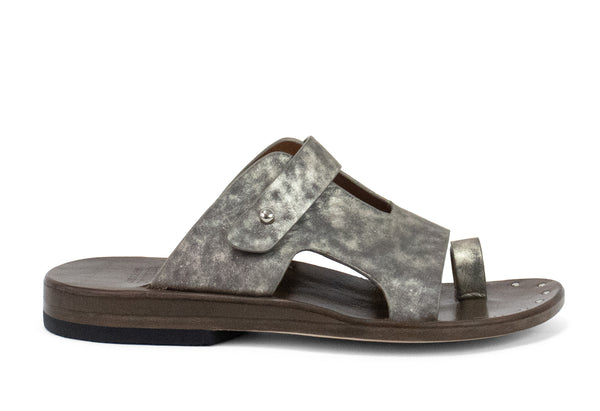 Calleen Cordero Bowie Sandal Buffed Platino W/ Nickel Art