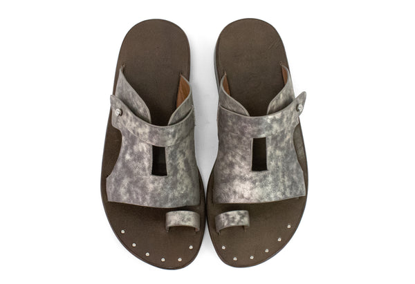 Calleen Cordero Bowie Sandal Buffed Platino W/ Nickel Art