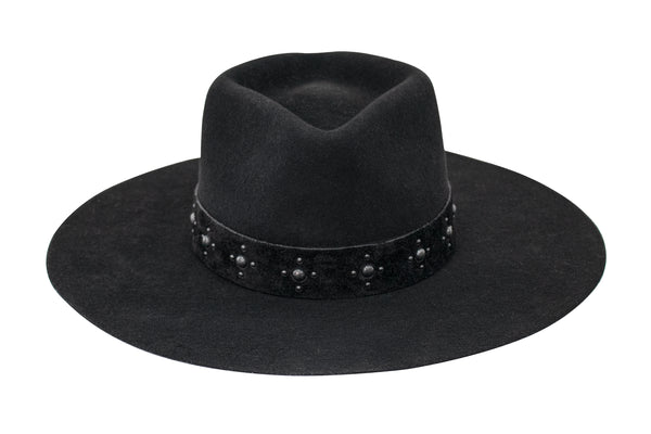calleen cordero Cali Star Hat Black Wool w/ Black Art