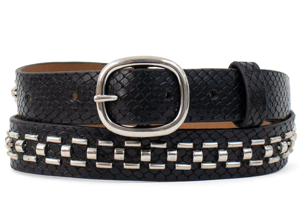 Calleen Cordero Lexus 1" Belt Neo Gold W/ Brass Art