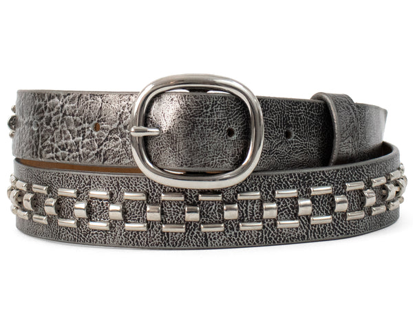 Calleen Cordero Lexus 1" Belt Neo Gold W/ Brass Art