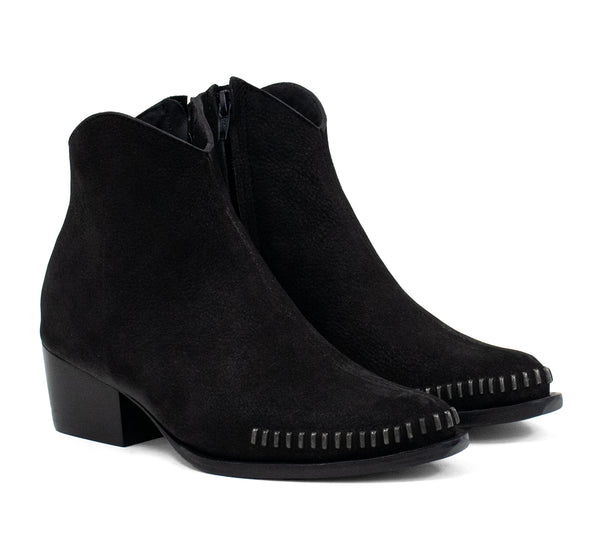 Calleen Cordero Ravi Boot Black Nubuck W/ Black Art