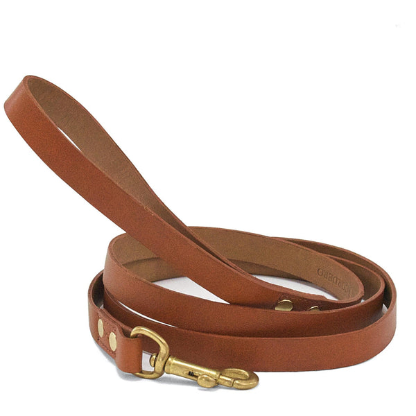 calleen cordero Simple Dog Leash - Tan Leather