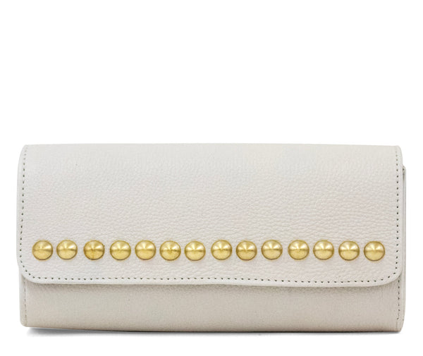 Calleen Cordero Cami Tosa Clutch Black Aniv W/ Nickel Art