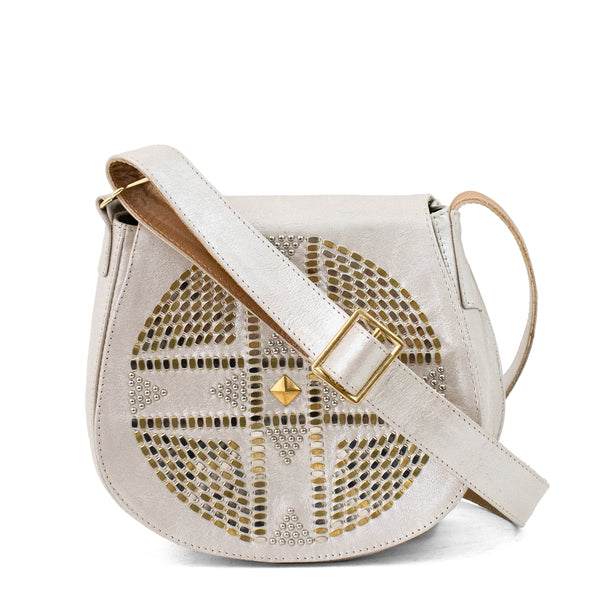 Calleen Cordero Carena Messenger Aqua Rust W/ Brass - Nickel & Copper Art