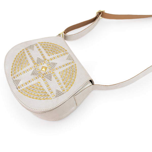 Calleen Cordero Carena Messenger Aqua Rust W/ Brass - Nickel & Copper Art