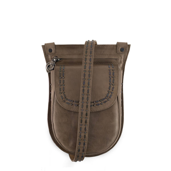 Calleen Cordero Carolina Messenger Grey Montana W/ Nickel Art