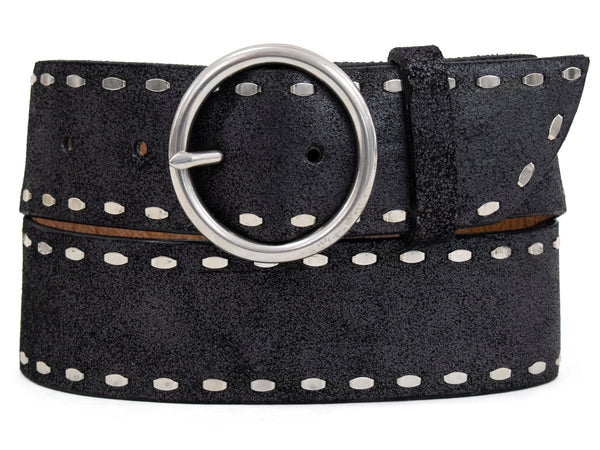 Calleen Cordero Ceci 1.75" Belt Bronze Vision W/ Brass Art