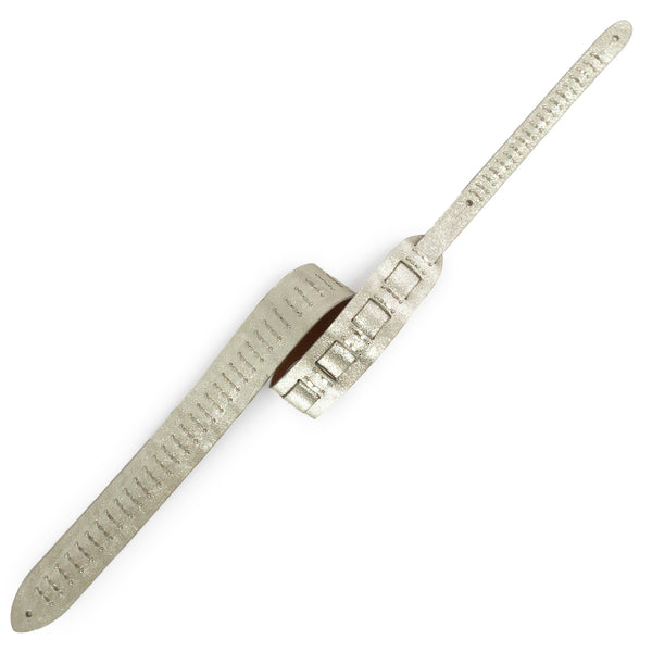 Calleen Cordero Ché Guitar Strap Dusty Gold W/ Nickel Art