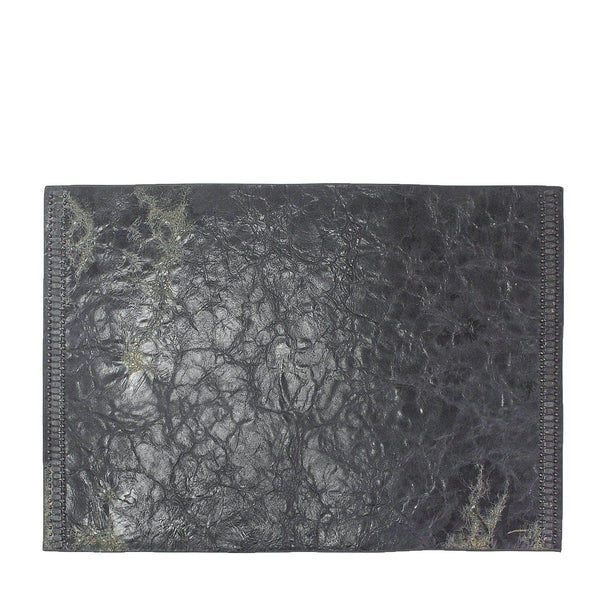 calleen cordero Concha Desk Blotter (15" x 22") Black el paso w/ Black Art