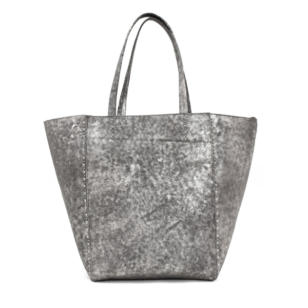calleen cordero Dannie Scout Tote Buffed Platino w/ Nickel Art