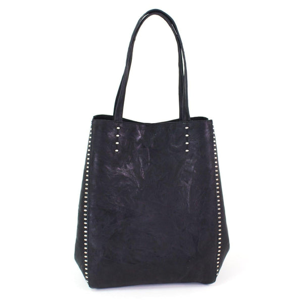 Calleen Cordero Dannie Tote Black Borello W/ Nickel Art
